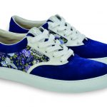 CALETA22 azul marino y flores